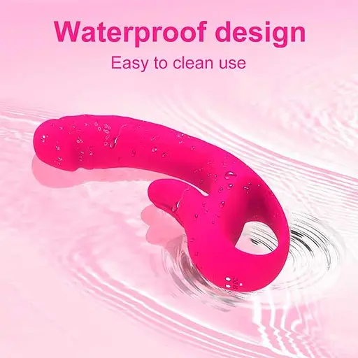 Двойной вибратор с подогревом для точки G и клитора We Love (10 режимов вибрации) K000998 - фото 4