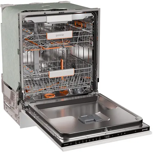 Посудомоечная машина Gorenje Gorenje встраиваемая, 16 комплектов A+++, 60 см, инвертор, Wi-Fi, AquaStop, белый - фото 8