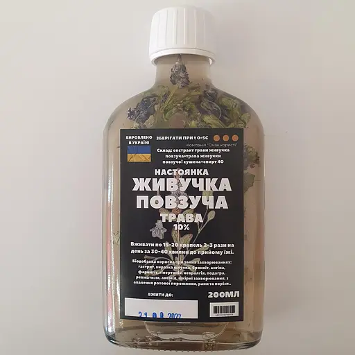 Настойка на траве живучка ползучая 200 мл - фото 1