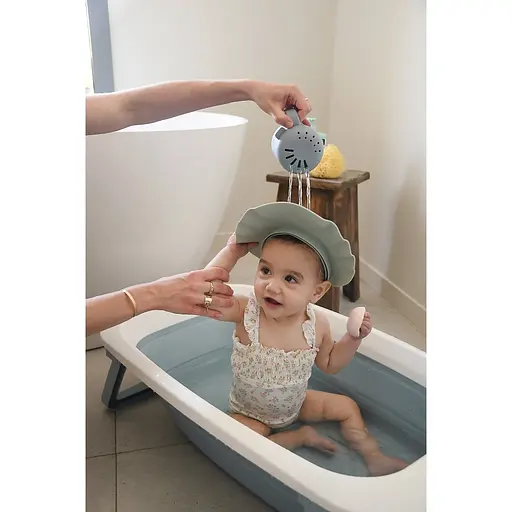 Ковшик для купания Beaba силиконовый серый (920411) - фото 9