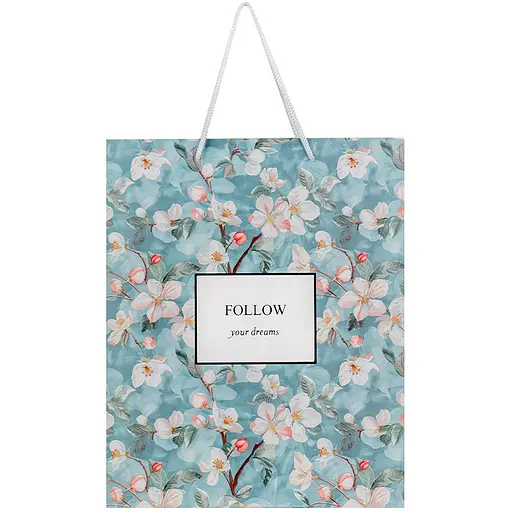 Пакет бумажный подарочный Axent 26х32 см Gentle Blossom (8502-32-A) - фото 2