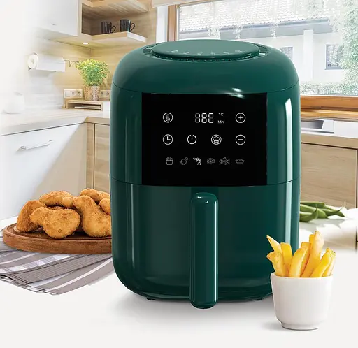 Аерофритюрниця безмасляна Maestro MR-755 Air Fryer Kitchen 3 л Зелена 1200 Вт - фото 2