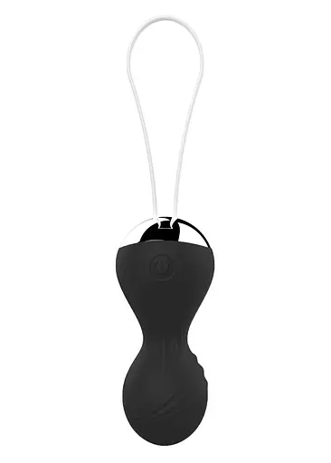 Вагінальні кульки Boss Remote Control Tighten Vibrating Egg 8 см (чорний) - фото 3