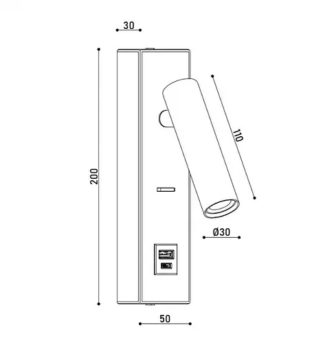 Бра KLOODI DECO WA-PORTO 200 3K WH - фото 2
