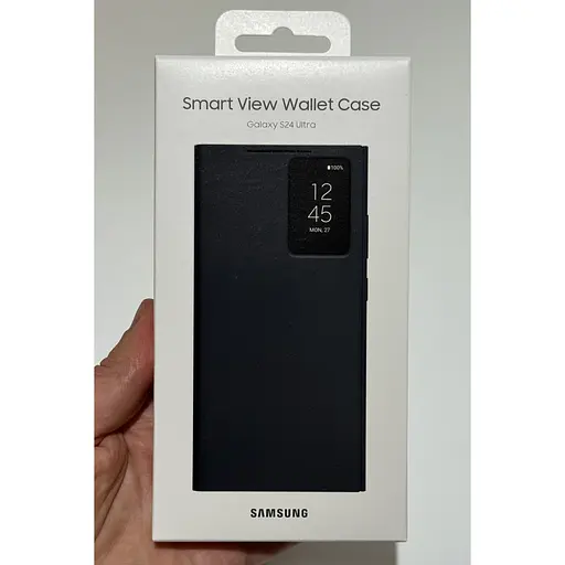Оригінальний чохол-книжка Smart View Wallet Case для Samsung Galaxy S24 Ultra (6.8") Чорний EF-ZS928CBEGWW - фото 2