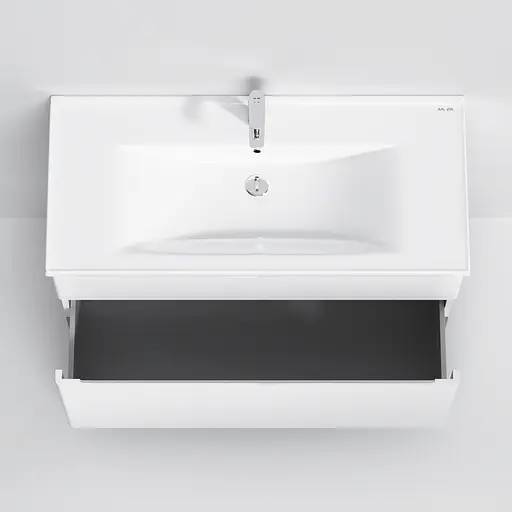 Тумба з умивальником AM.PM Hit 100 см підлогова білий M93A-FSX01002-WC01002WG38 Білий - фото 8