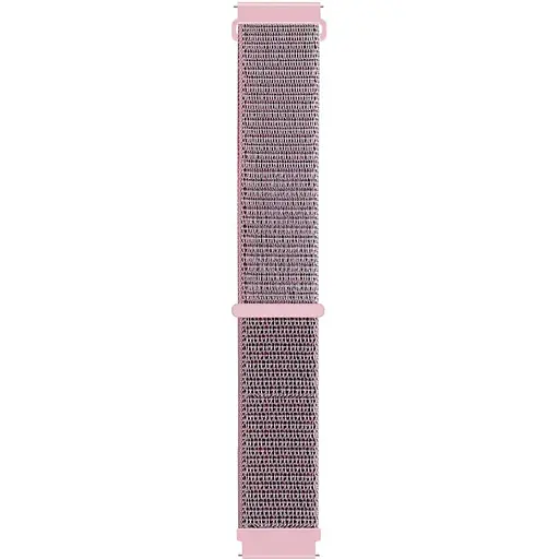 Ремешок DK CDK для Garmin Forerunner 255 / 255 Music 22mm Nylon Sport Loop (012416) (pink sand) - фото 2