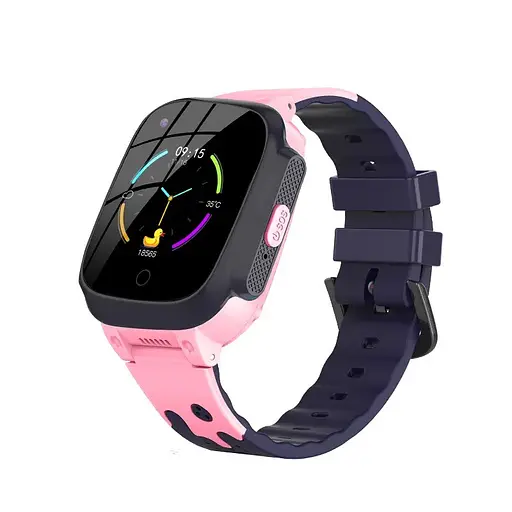 Дитячий розумний смарт-годинник Smart Watch Y95 4G з водонепроникним корпусом камерою GPS-трекером і відеодзвінком Рожевий - фото 8