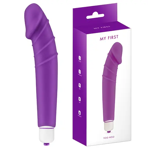 Вібратор My First Yoo Hoo 15.8 см (фіолетовий) - фото 5
