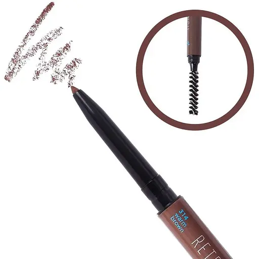 Карандаш для бровей Parisa Micro brow pencil тон 314 Warm brown 