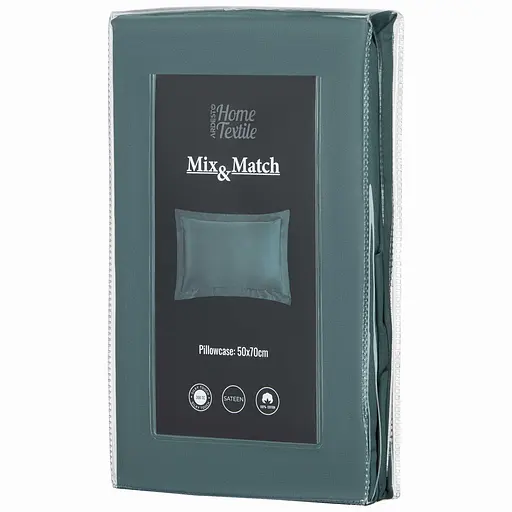 Наволочка Ardesto Mix&Match Premium, 50х70+5см, 100% бавовна, сатин, зелений (ART5070PCE) - фото 5