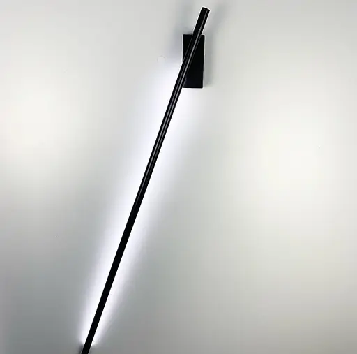 Линейный настенный светильник с регулирующим механизмом Line F длина 60 см Арт. WJ97/600 BK - фото 8