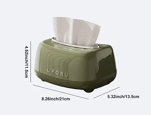 Коробка для серветок Uforu D2198 Зелений  - фото 2