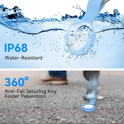 Трекер Air Tag с водонепроницаемым чехлом 4 шт - фото 3