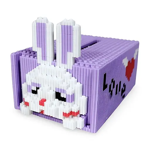 Детский конструктор Magic Blocks Кролик-шухлядка на 1132 детали, конструктор шухлядка 14,9 см