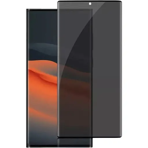 Защитное стекло DK для Samsung Galaxy S23 Ultra S918 3D Антишпион Full Glue 020982 black