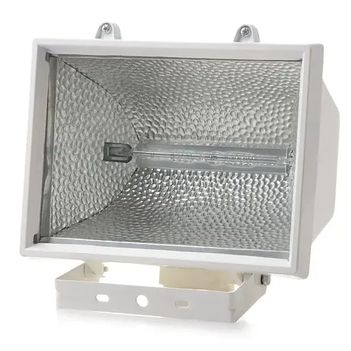 Прожектор Brille уличный галогенный IP54 HL-03 1000W white белый