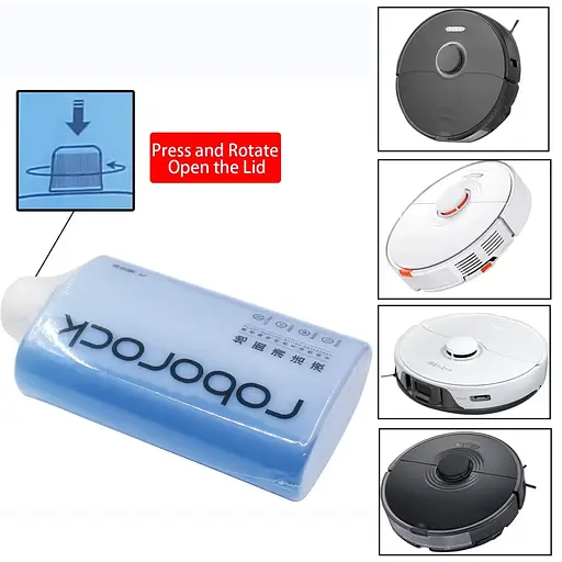 Моющее средство Roborock ( Оригинал ) для робот пылесосов / ручных пылесосов 1000 мл. - фото 4