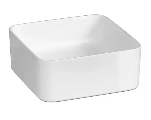 Раковина на столешницу Cersanit Crea квадратная 35 см K114-007 30412 - фото 1