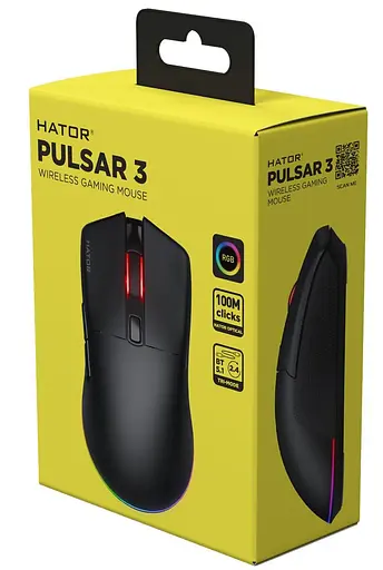 Миша HATOR Pulsar 3 Wireless Black (HTM630) - фото 6