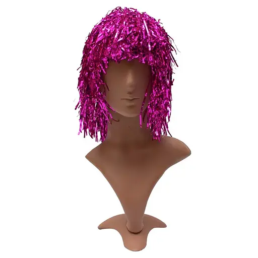 Перука карнавальна Devilon 32-35 см рожева (462209)