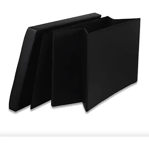 Пуф Leobert Mery 97 л екошкіра чорний - фото 4