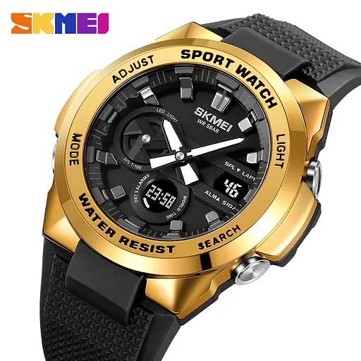 Наручний годинник чоловічий 2105GD Gold Skmei acs0030282 - фото 2