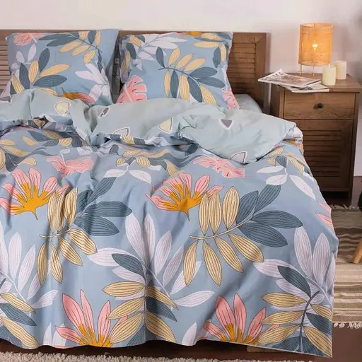 Комплект постільної білизни Viluta двоспальний ранфорс 23229 100% бавовна - фото 1