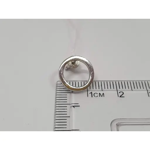 Срібні сережки-пуссети Імперія золота. СП478С - фото 4