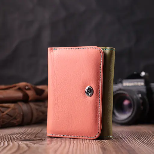 Кожаный женский кошелек ST Leather 11.3х8.5х2 см acs0028430 - фото 6