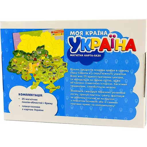 Пазл Zirka Моя страна - Украина магнитный (494251) - фото 2