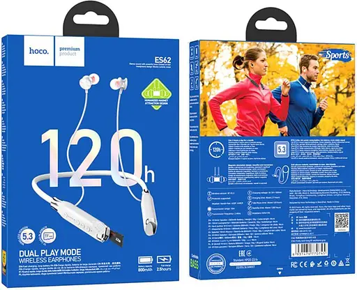 Навушники з мікрофоном Hoco ES62 Pretty Grey (6931474770745) - фото 2