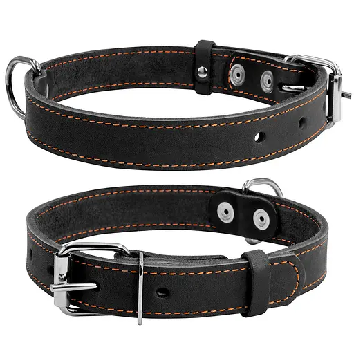 Нашийник "CoLLaR" одинарний (ширина 25мм довжина 38-50см) чорний