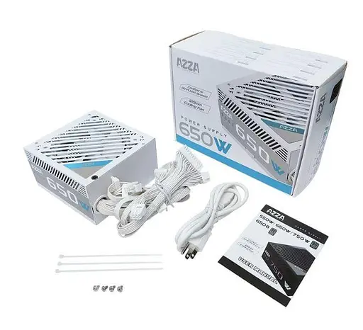 Блок живлення AZZA PSAZ 650B White 80+ Bronze (PSAZ-650B-WHITE) - фото 3
