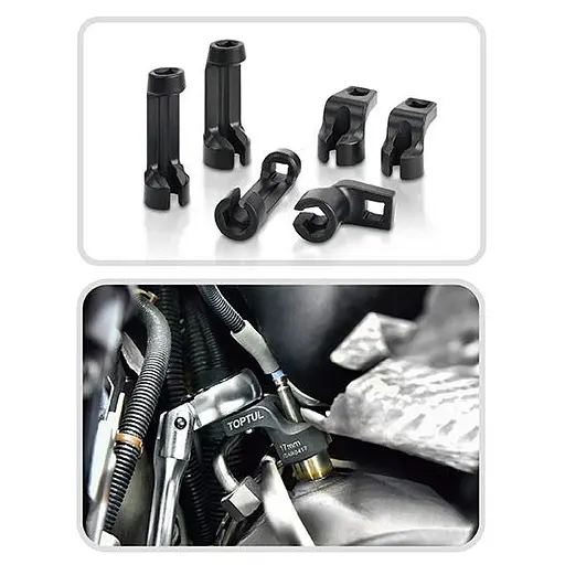 Набор головок для снятия датчиков температуры выхлопных газов 6 шт. Toptul hoz0014596 - фото 3