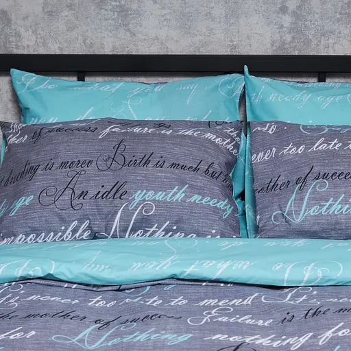 Комплект постільної білизни Moon&Star сімейний 160х220х2 наволочки 4х70х70 Autograph Бязь Gold Люкс - фото 5