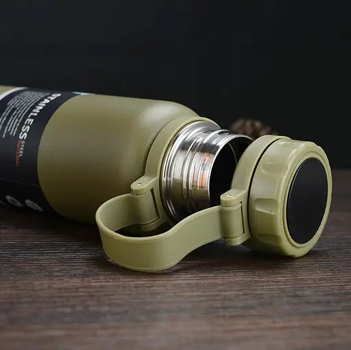 Термос Condor olDBro Stainless Steel Insulation Outdoor 800 мл оливковый - фото 6