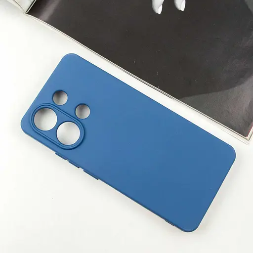 Чохол Silicone Cover Lakshmi Full Camera (AA) для Xiaomi Redmi Note 13 5G Синій / Navy Blue - фото 2