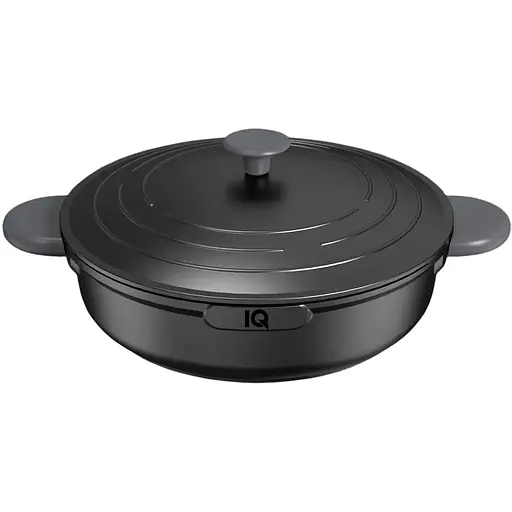 Сотейник IQ Be Creative алюминиевый 28 см с крышкой антипригарный (IQ-2147-28)