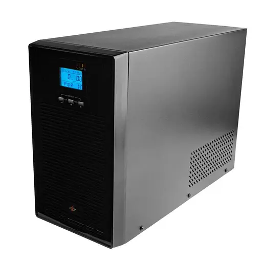 Джерело безперебійного живлення LogicPower LP-UL3500VA 2450 Вт, чорне, 3 розетки Schuko, лінійно-інтерактивне, USB/SNMP, апроксимована синусоїда - фото 1