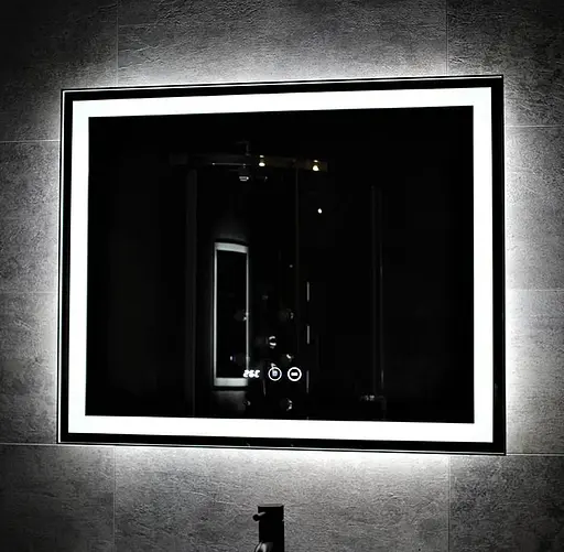 Дзеркало Dusel DE-M0061S1 Silver 75x100 см, Сірий - фото 6