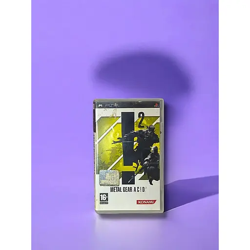 Ліцензійний диск на PSP ліцензія Metal Gear Acid 2, гра на PSP Metal Gear Acid 2