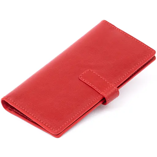 Женский кожаный кошелек Grande Pelle 9х18х1.5 см acs0016011 - фото 2