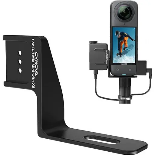Крепление Cynova C-X5-CS03 для приемника DJI Mic Mini на экшн-камеры Insta360 X5 (142734)