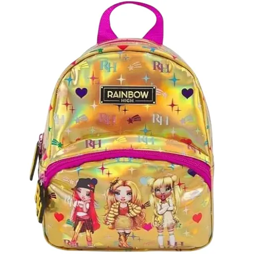 Дитячий рюкзак Perletti Kids Rainbow High золотистий (P13283)