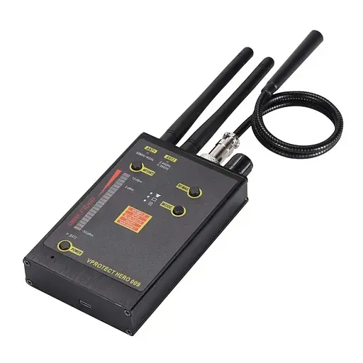 Профессиональный детектор Hero 009 жучков, прослушки, беспроводных камер, GPS трекеров