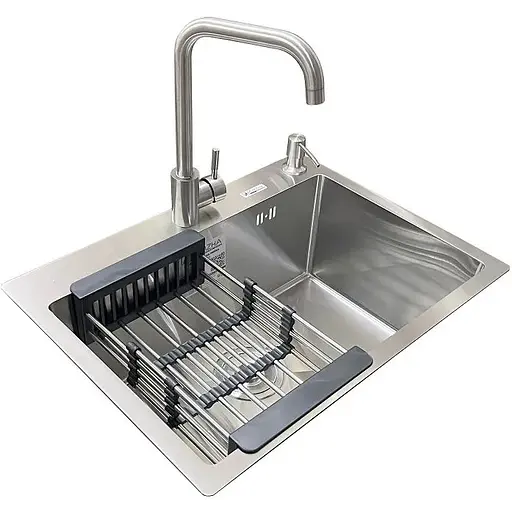 Комплект мийка + змішувач Romzha Arta U-550S (B) - фото 3