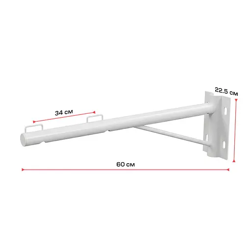 Кронштейн для відеокамери Light Vision VLC-07BR/0.6M CORNER настінний монтаж / на стовп (75-00315) - фото 3