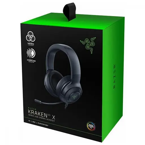 Комп'ютерна гарнітура Razer Kraken V3 X (RZ04-03750100-R3M1) - фото 6