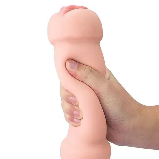 Подвійний мастурбатор Lovetoy Traning Master Double Side Stroker тілесний - фото 4